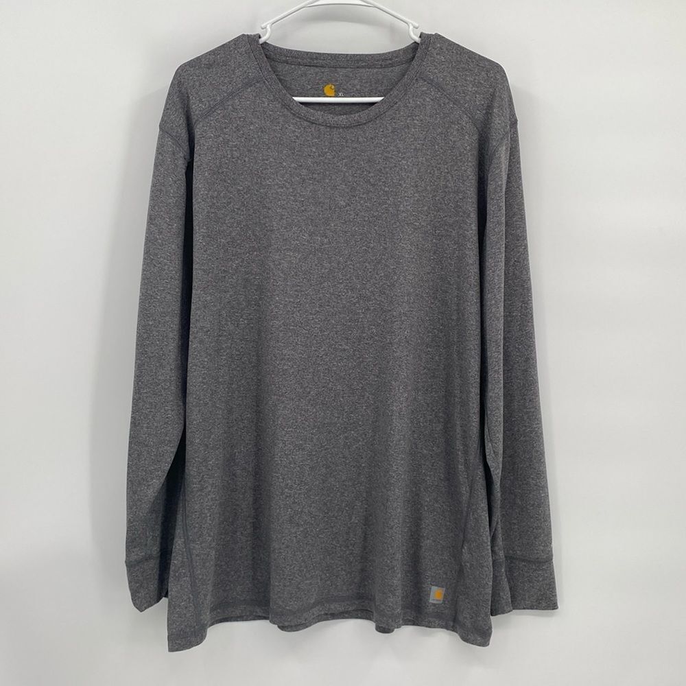 Carhartt Force Under Scrubs Long Sleeve Shirt Tee Gray XL Mens
